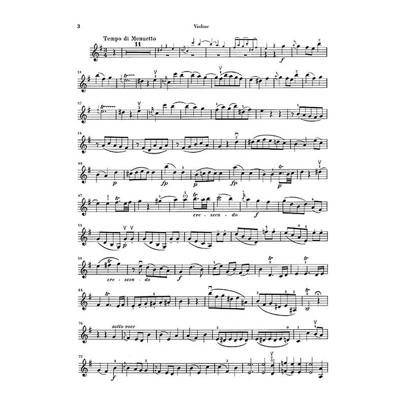 Wolfgang Amadeus Mozart: Violin Sonata e minor K. 304 (300c)