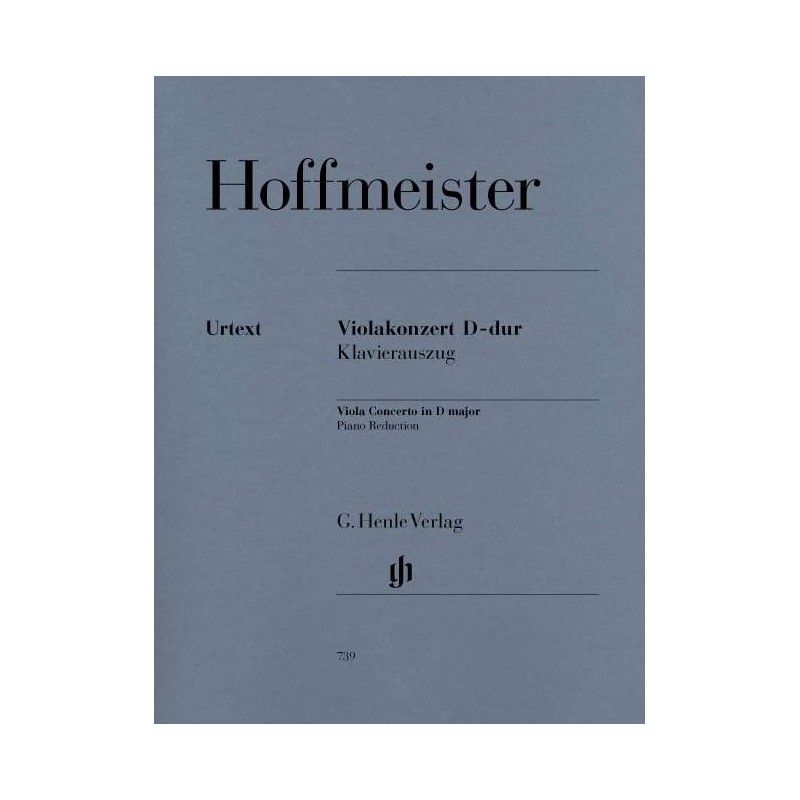 Franz Anton Hoffmeister: Viola Concerto in D major