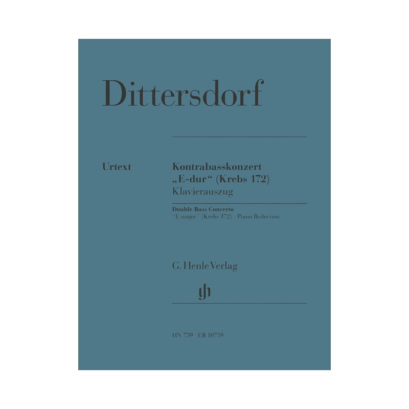 Carl Ditters von Dittersdorf: Double Bass Concerto in 'E major' Krebs 172