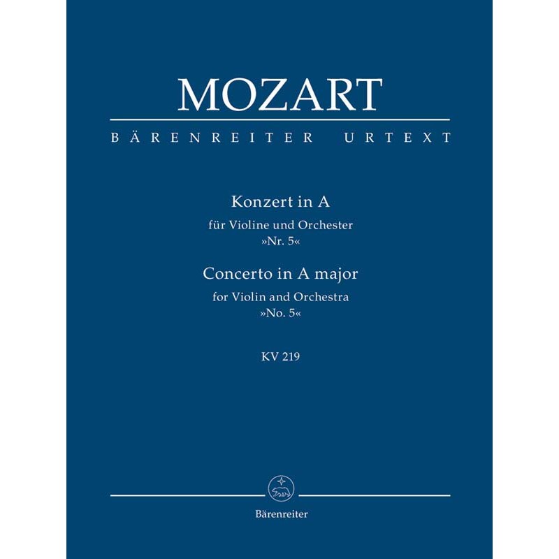 Wolfgang Amadeus Mozart: Violinkonzert KV 219