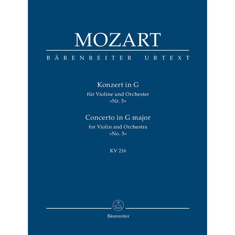Wolfgang Amadeus Mozart: Violinkonzert KV 216
