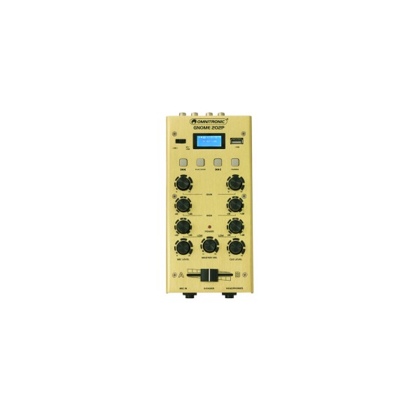 Mini DJ Mixer OMNITRONIC GNOME-202P