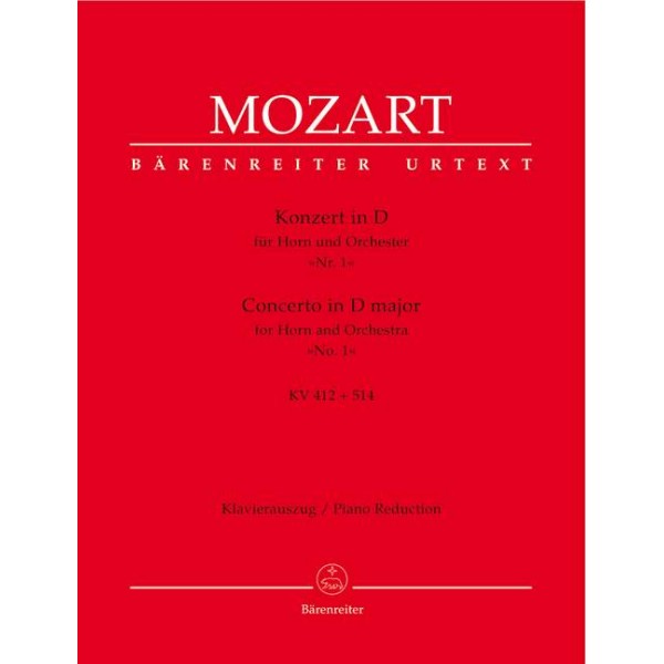 W. A. Mozart: Concerto in D major 'No. 1' KV 412+514 (=KV 386b) for Horn and Orchestra