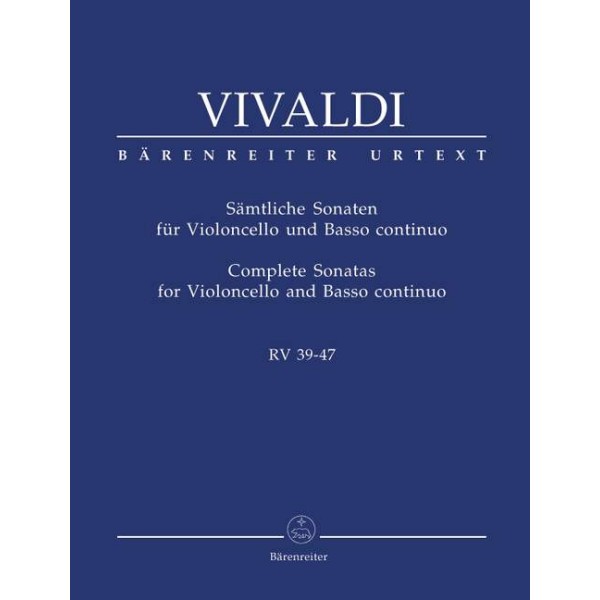 Vivaldi/Hoffmann: Complete Sonatas for Violoncello and Basso continuo RV 39-47