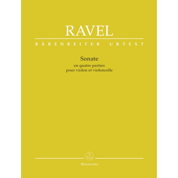 M. Ravel: Sonata in four parts for violin and cello