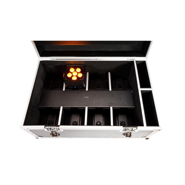 Kovček za 8x FOS LUMINUS PRO Baterijski LED Par