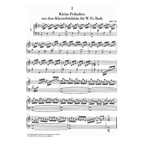 Johann Sebastian Bach: Little Preludes and Fugues