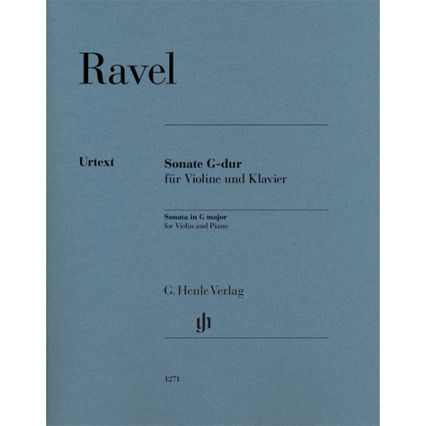 Maurice Ravel: Sonata in G major for Violin and Piano