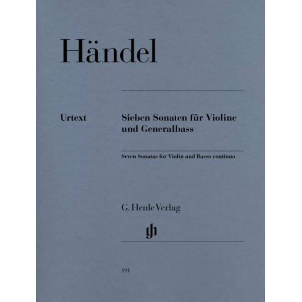 Georg Friedrich Händel: 7 Sonatas for Violin and Basso Continuo