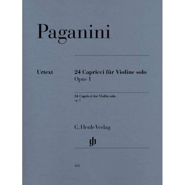 Niccolò Paganini: 24 Capricci op. 1 for Violin Solo