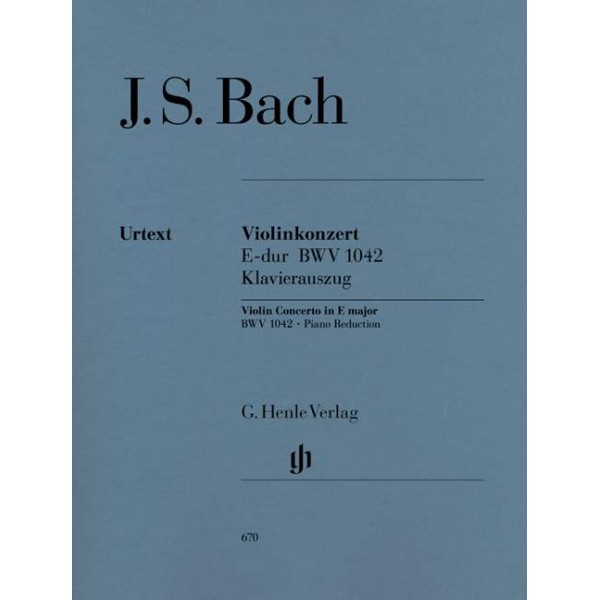 Johann Sebastian Bach: Concerto E major BWV 1042 for Violin and Orchestra