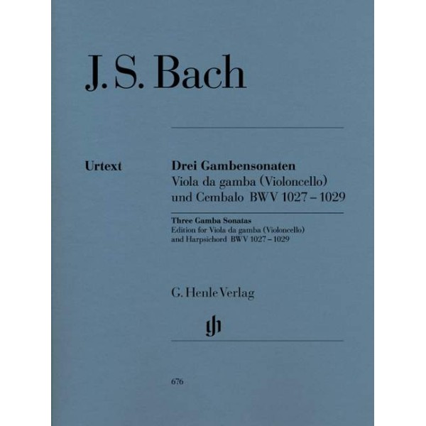 Johann Sebastian Bach: Sonatas for Viola da Gamba and Harpsichord BWV 1027-1029