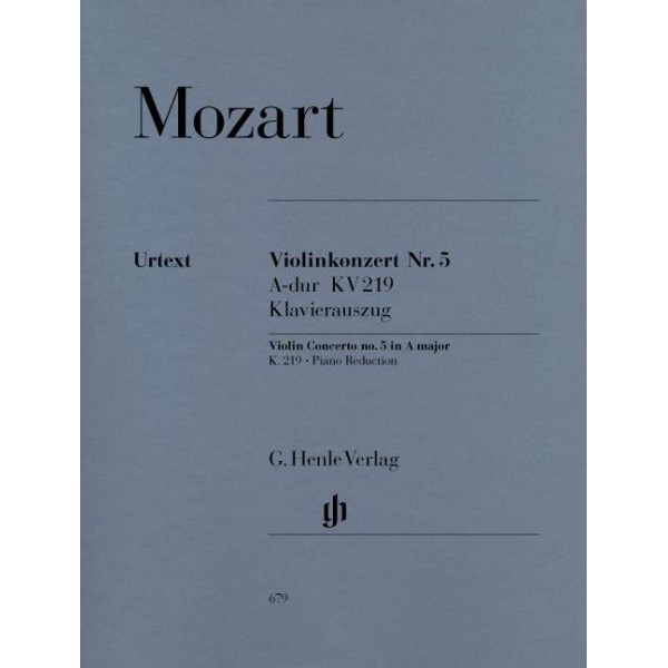Wolfgang Amadeus Mozart: Violin Concerto no. 5 in A major K. 219