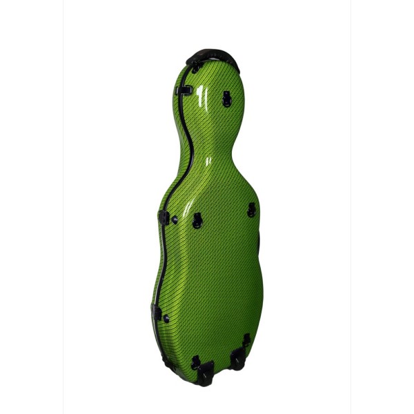 Viola Case Tonareli Shaped Green Checkered