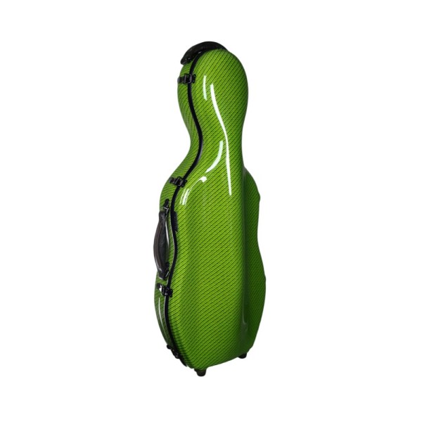 Viola Case Tonareli Shaped Green Checkered