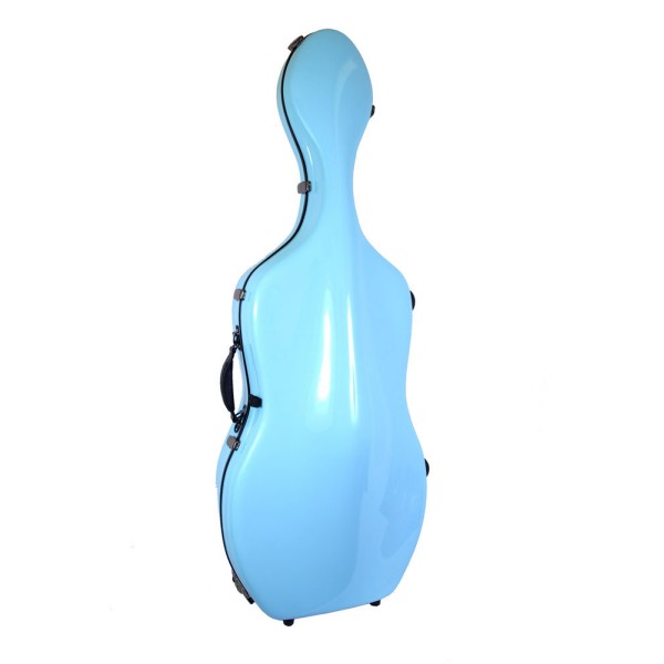 Cello Deluxe Fiberglass Case Tonareli Turquoise