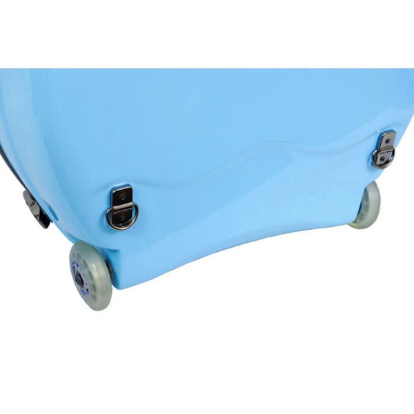 Cello Deluxe Fiberglass Case Tonareli Turquoise