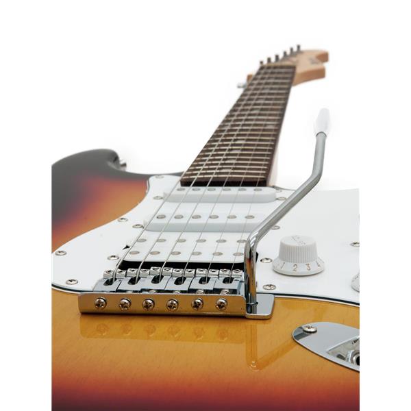 SET z električno kitaro Dimavery ST-312 Sunburst