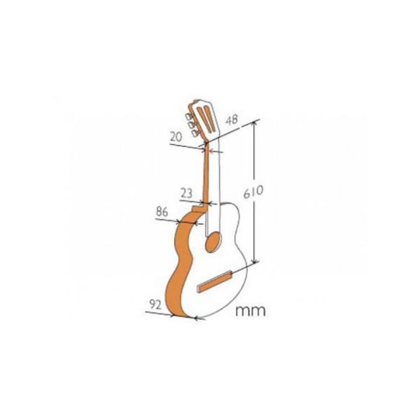 Klasična kitara Alhambra 1C Cadete 3/4