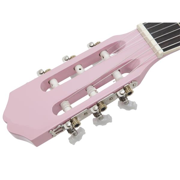 SET Classical Guitar Dimavery AC-303 Pink