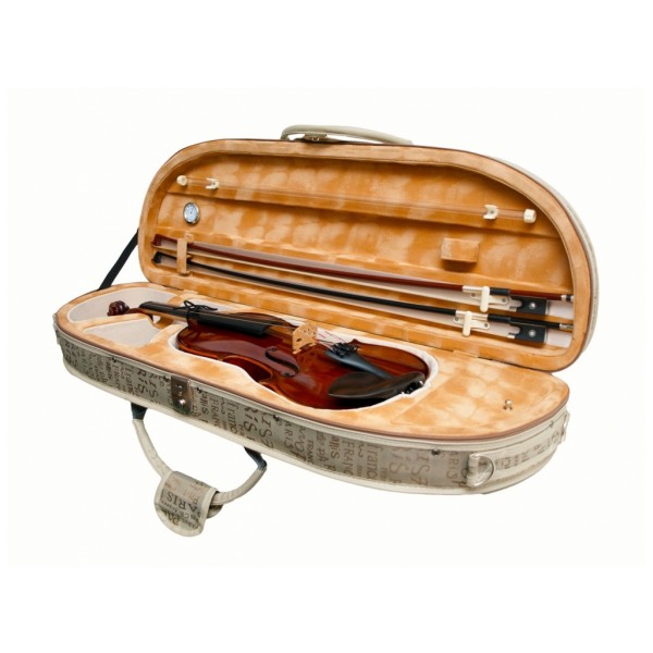 Kovček za violino, oblika polmeseca