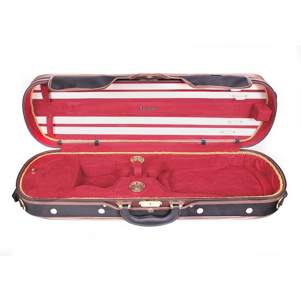 Kovček za violino Tonareli Deluxe Red