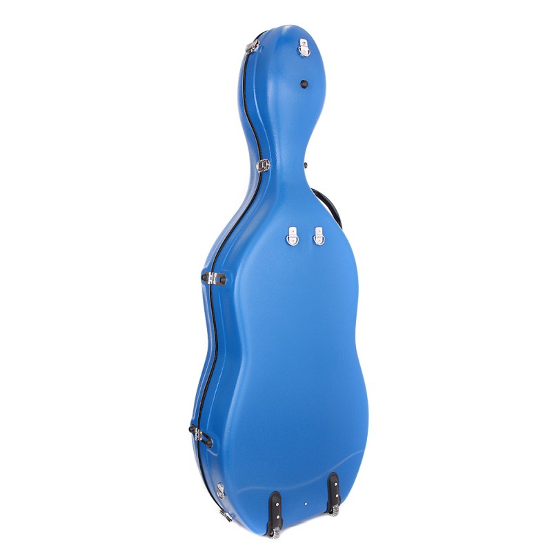 Cello Case Tonareli Fiberglass Blue
