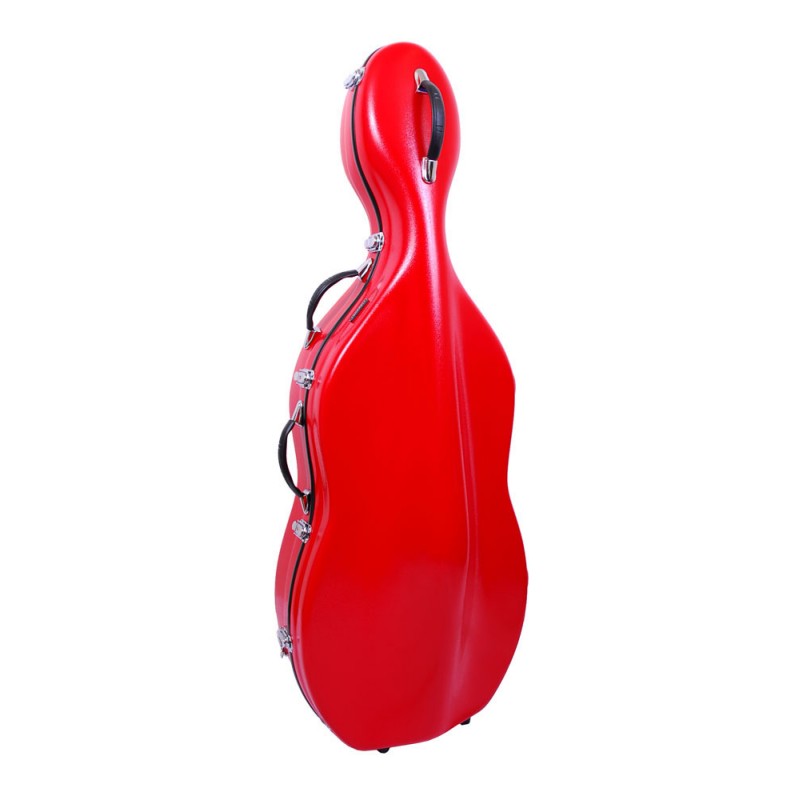 Cello Case Tonareli Fiberglass Red