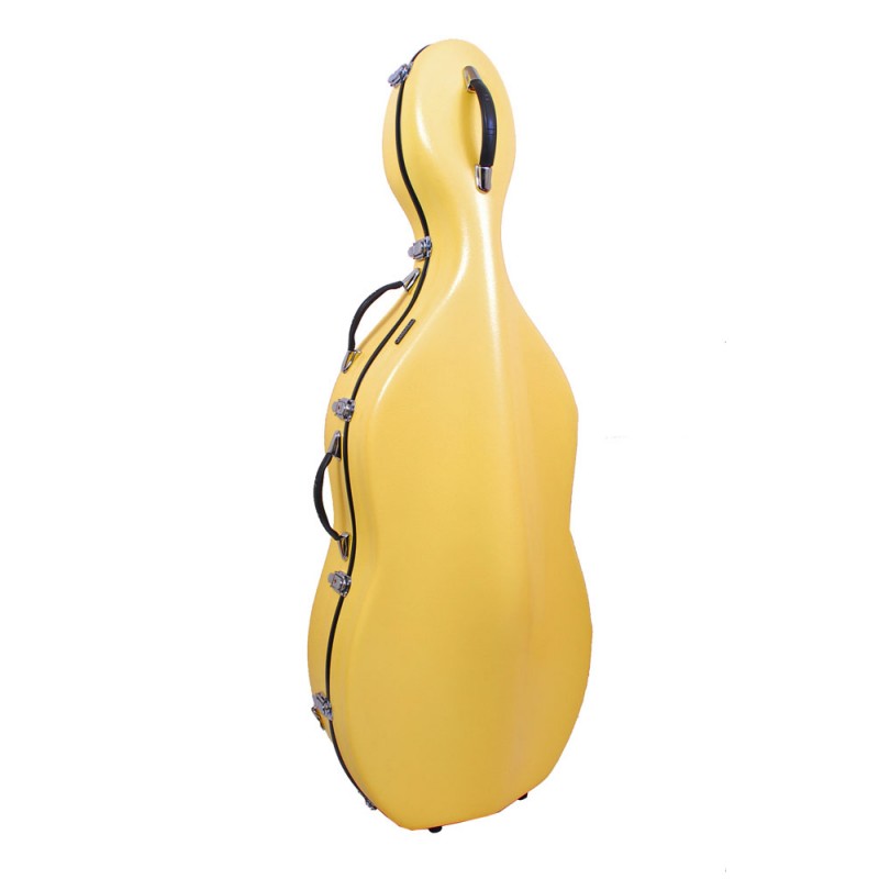 Cello Case Tonareli Fiberglass Yellow