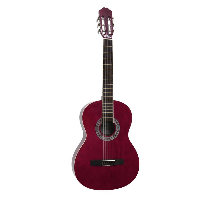 SET Classical Guitar Dimavery AC-303 Red