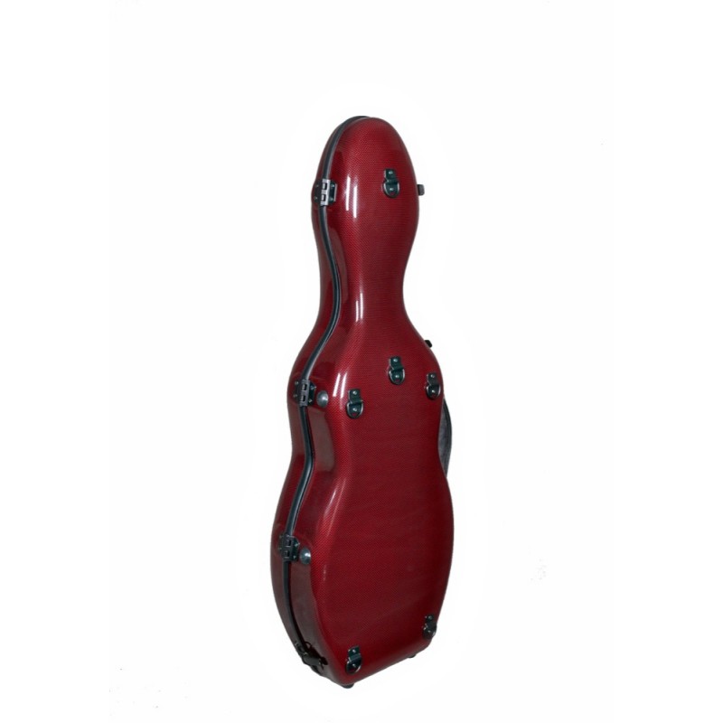 Kovček za violino Tonareli Shaped Red Graphite