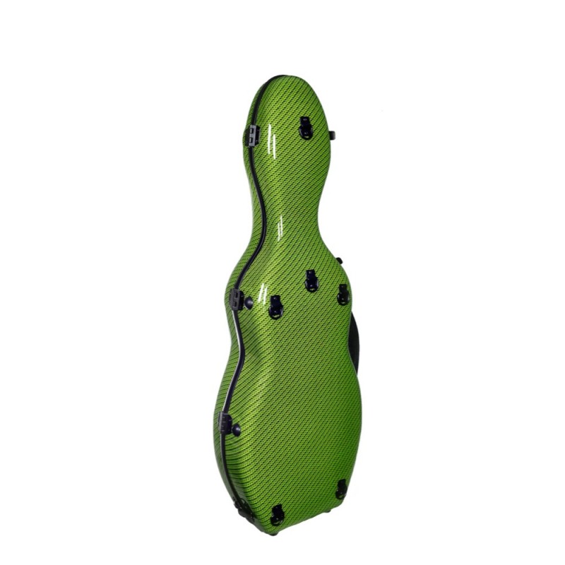 Kovček za violino Tonareli Shaped Green Checkered