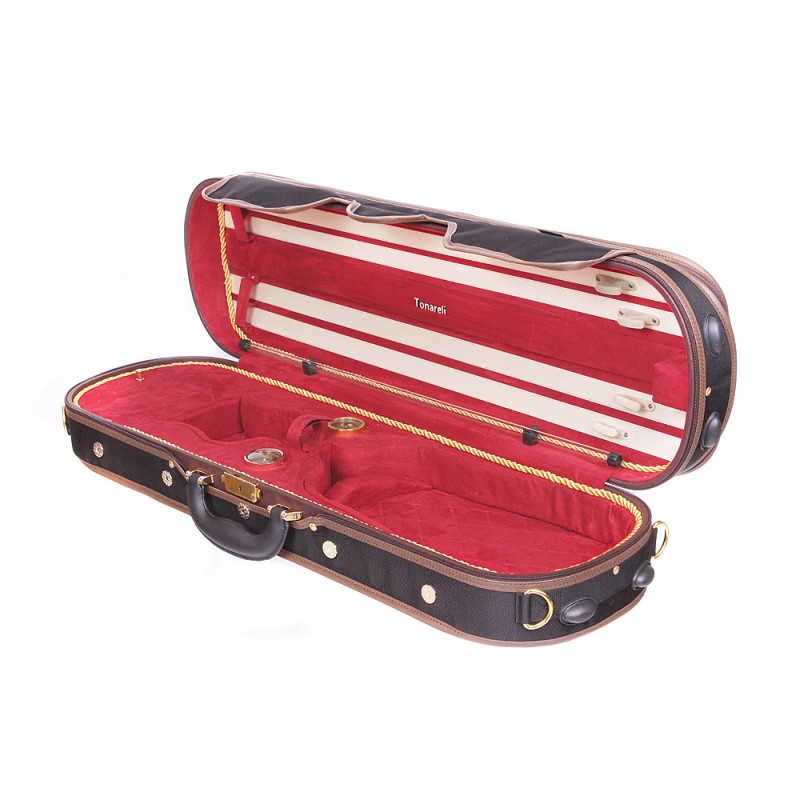 Kovček za violino Tonareli Deluxe Red