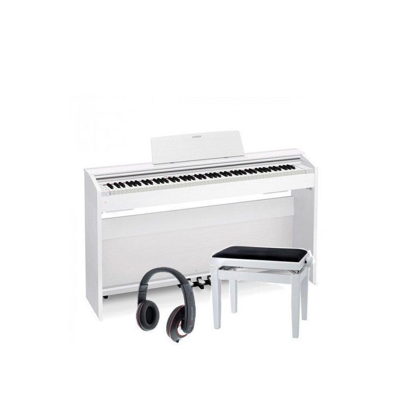 Električni klavir Casio PX-870WE Privia SET s slušalkami in stolom