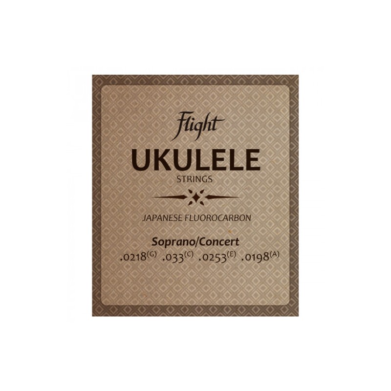 SET strun za ukulele Soprano/Concert Flight FUSSC-100