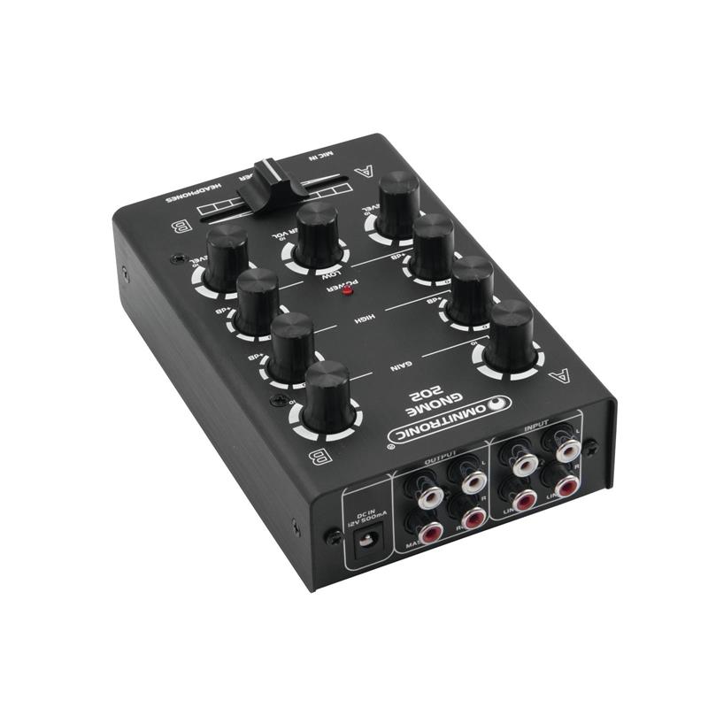 OMNITRONIC GNOME-202 Mini Mixer black