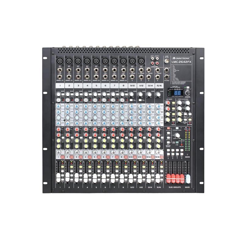 OMNITRONIC LMC-2642FX USB Mixing Console