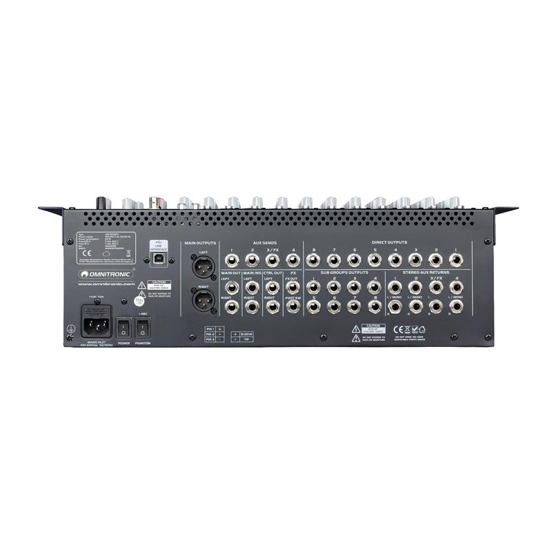 OMNITRONIC LMC-2642FX USB Mixing Console