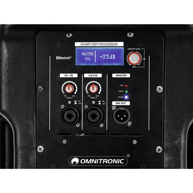 OMNITRONIC XKB-215A 2-Way Speaker, active, DSP