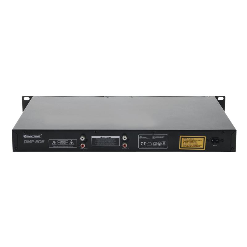 OMNITRONIC DMP-202 Dual USB/CD Player