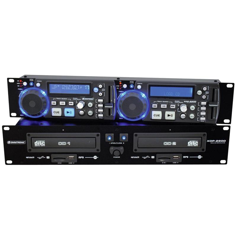 OMNITRONIC XDP-2800 Dual CD/MP3 Player