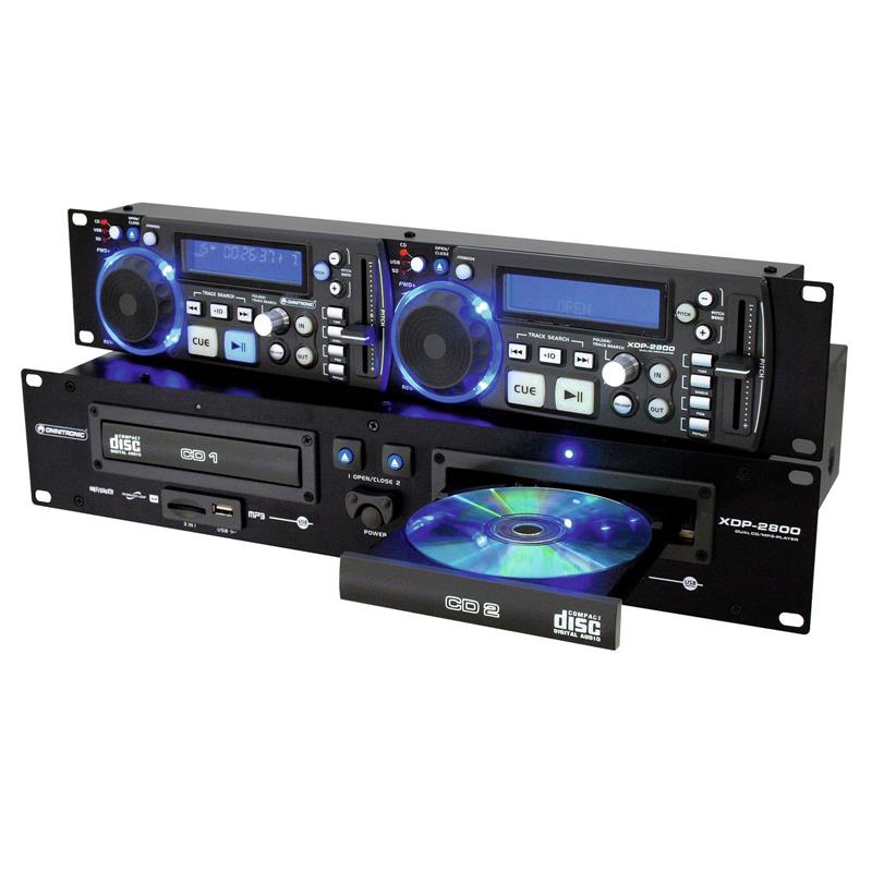 OMNITRONIC XDP-2800 Dual CD/MP3 Player