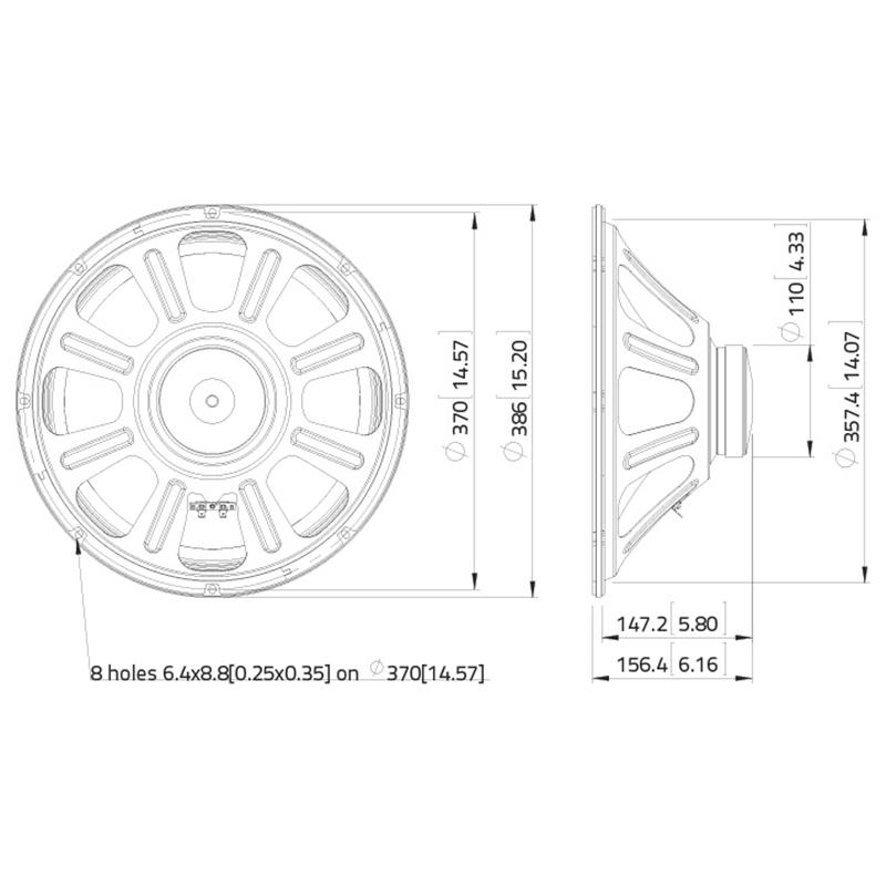 LAVOCE LBASS15-15 15