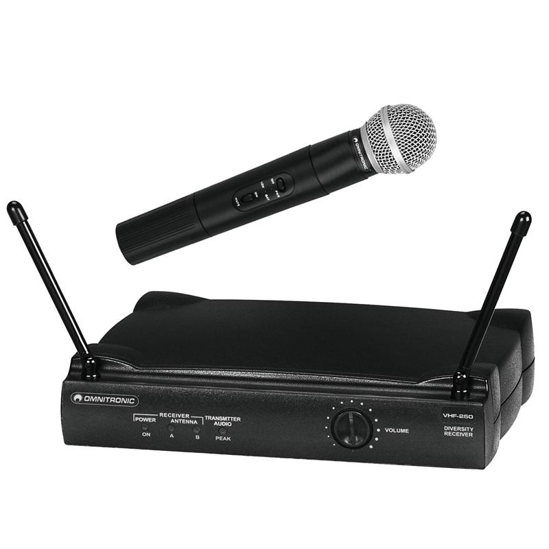 OMNITRONIC VHF-250 Wireless Mic Set 179
