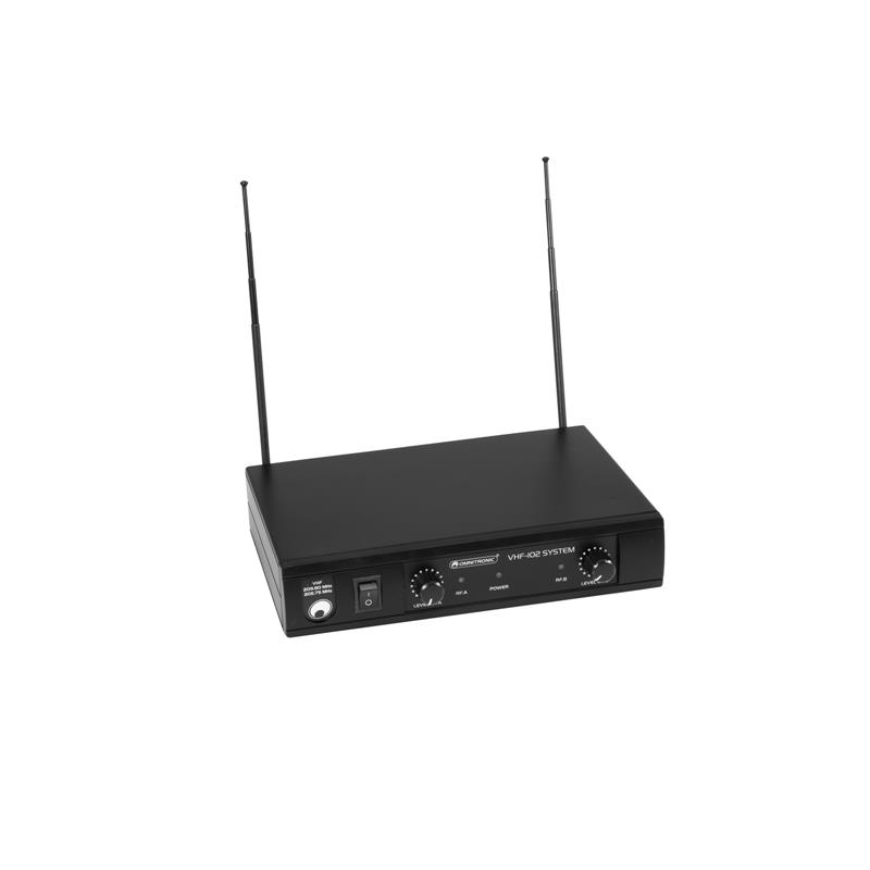 OMNITRONIC VHF-102 Wireless Mic System 209.80/205.75MHz