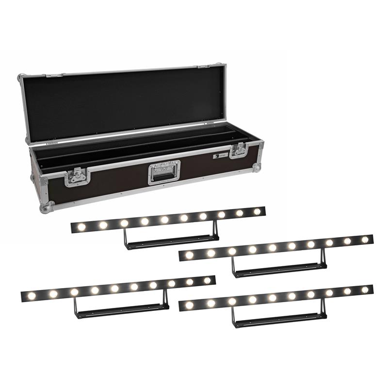 EUROLITE Set 2x LED STP-10 Sunbar 3200K 10x5W Light Bar + Case