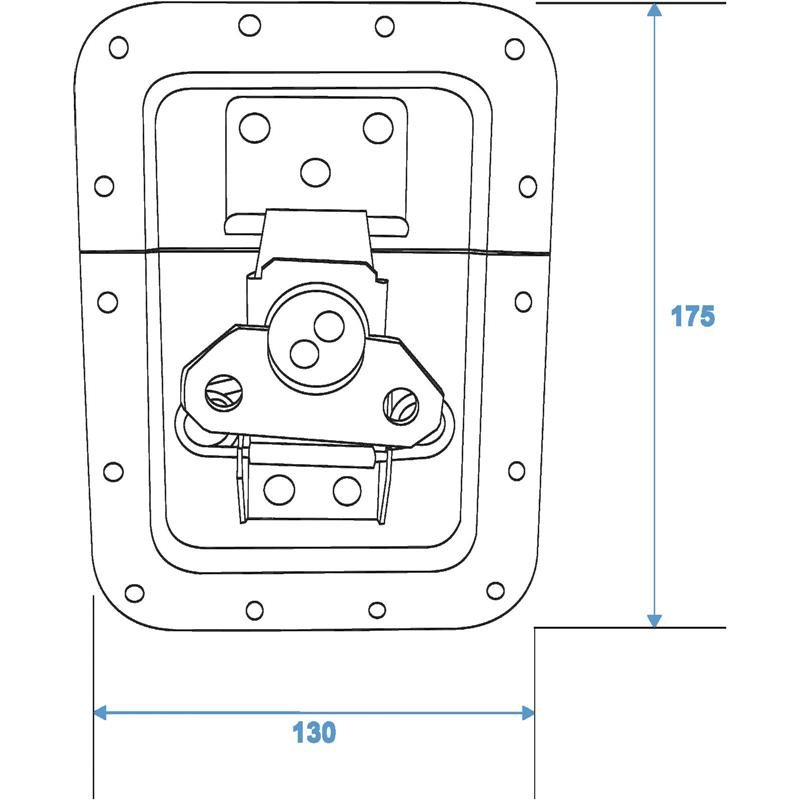 ROADINGER Butterfly Lock Large in Dish