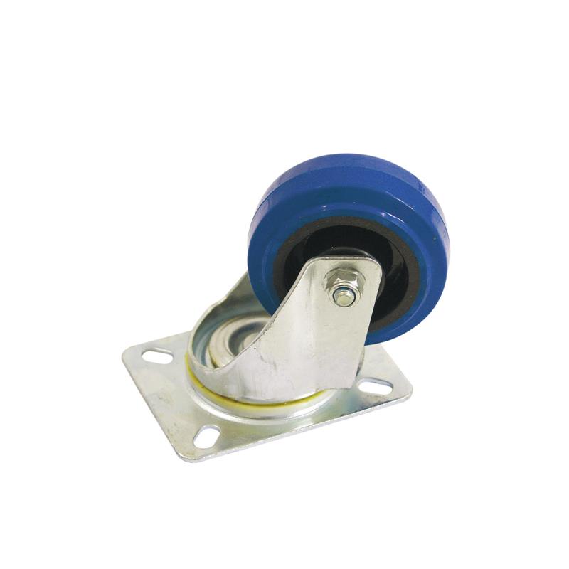 ROADINGER Swivel Castor 80mm blue