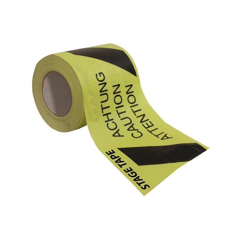 Cable Tape yellow/black 150mm x 15m