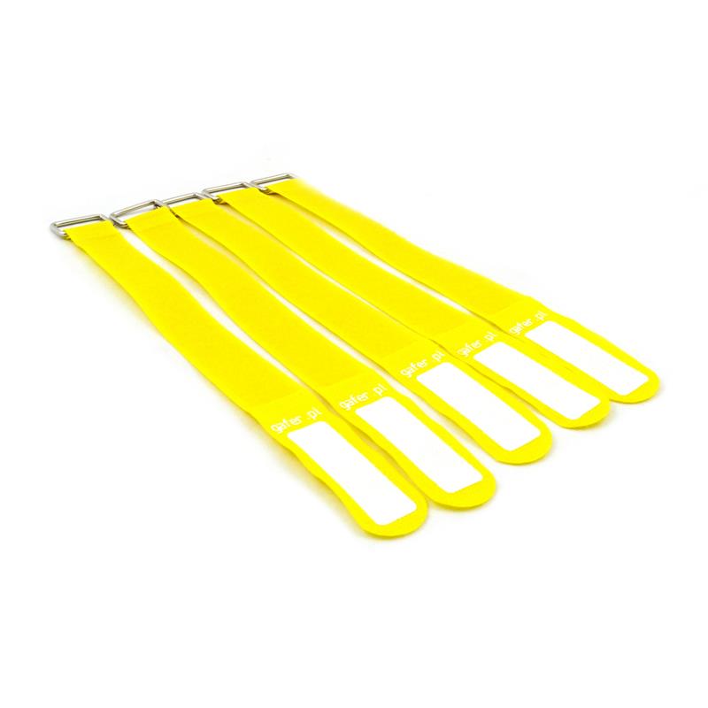 GAFER.PL Tie Straps 25x400mm 5 pieces yellow